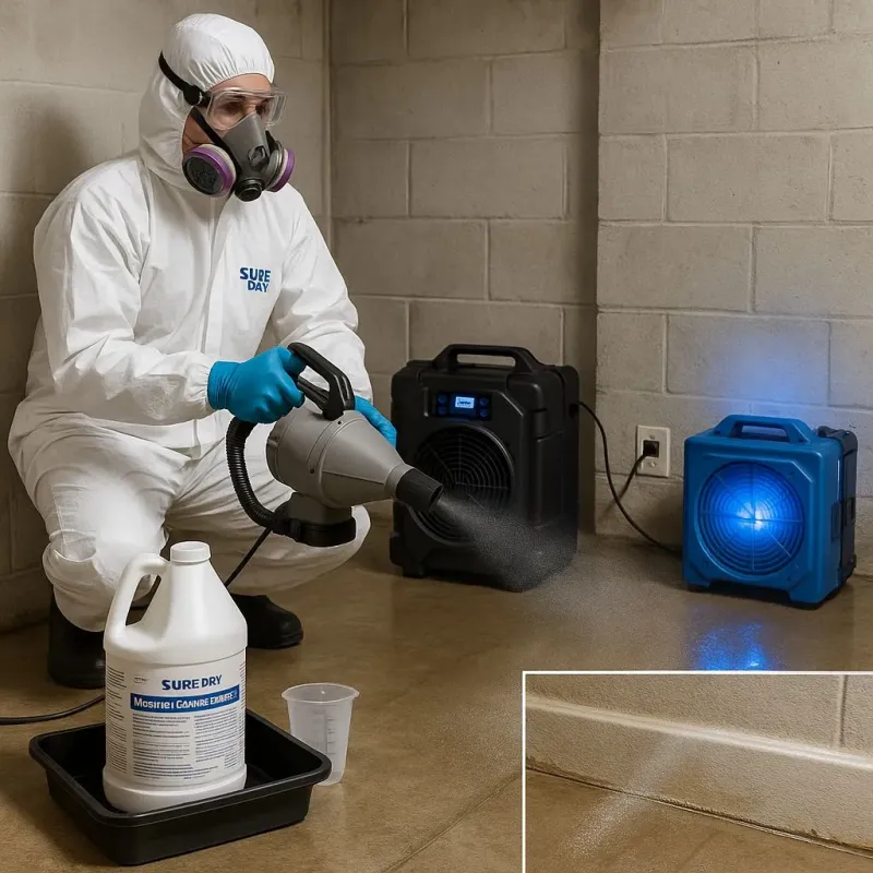 Sanitization and Odor Removal process in Treasure Island, FL